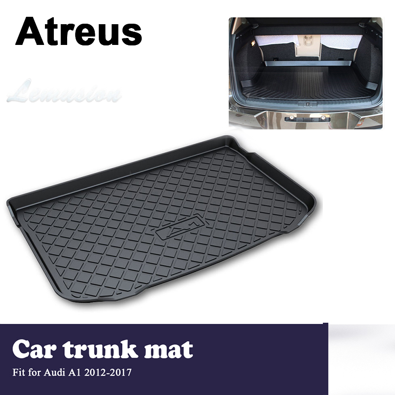 Atreus ڵ ׼  Anti-slip Ʈũ Ʈ Ʈ ī е ƿ A1 2012 2013 2014 2015 2016 2017/Atreus Car Accessories Waterproof Anti-slip Trunk Mat Tray Floo
